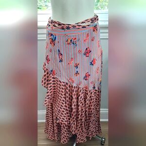 Bhanuni By Jyoti Floral Skirt Sz 4 NWOT